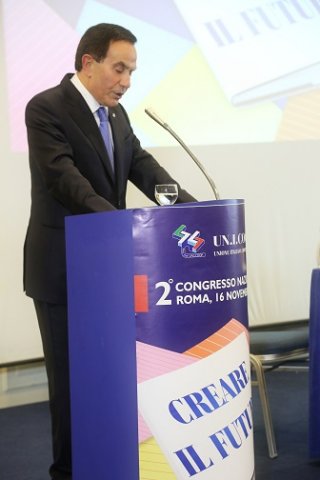 Dott. Francesco Dello Russo al 2° congresso Unicoop nel 2013 all' Holiday Inn