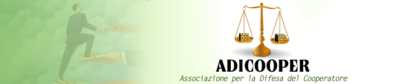 assistenza legale per cooperative banner Adicooper associazione a difesa del cooperatore