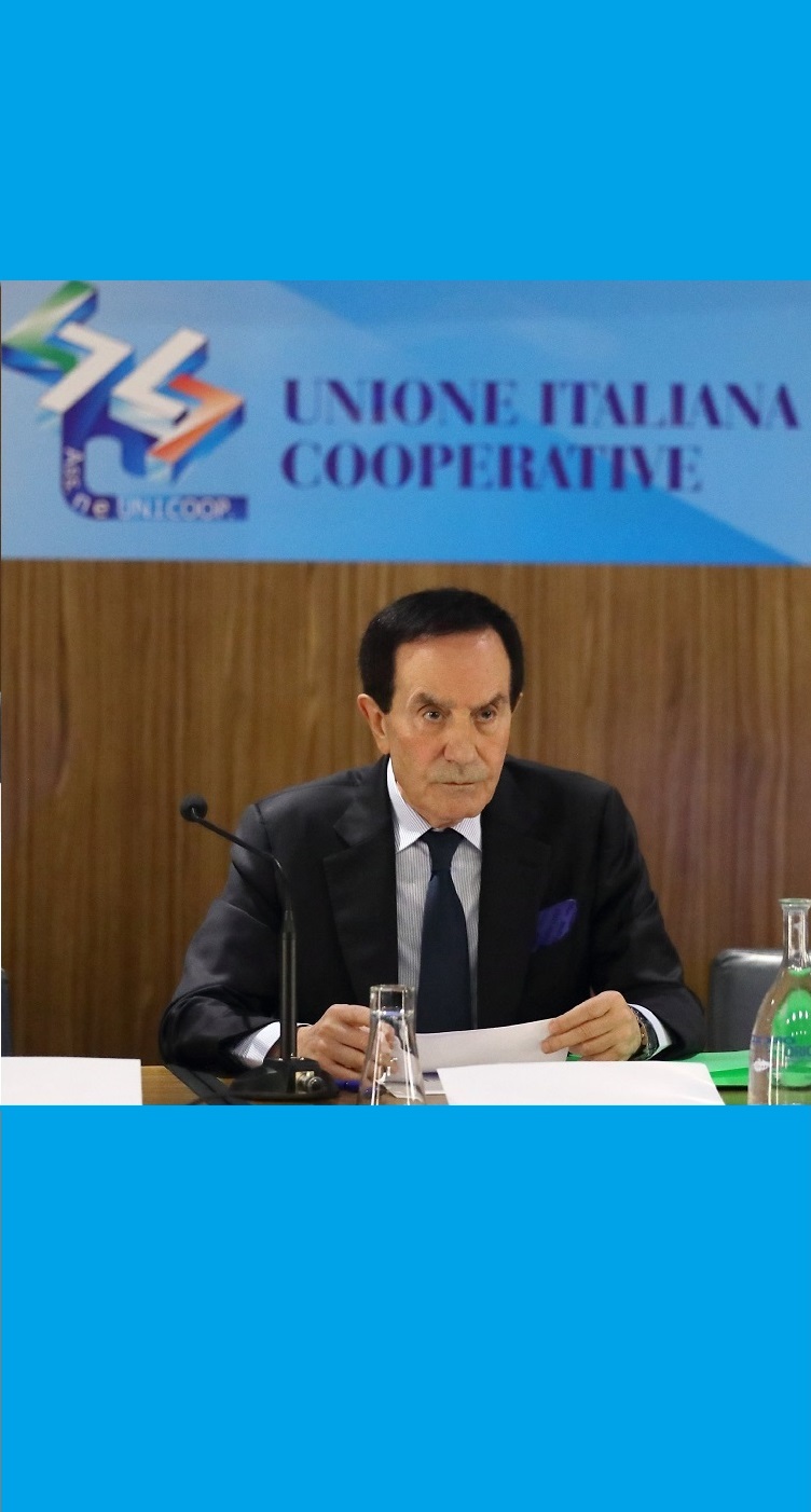 presidente UNICOOP al congresso nazionale unicoop 2018 a Roma